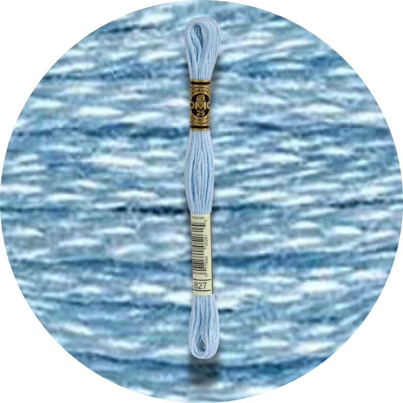 Mouliné Spécial 25, Blue/Purple 0827