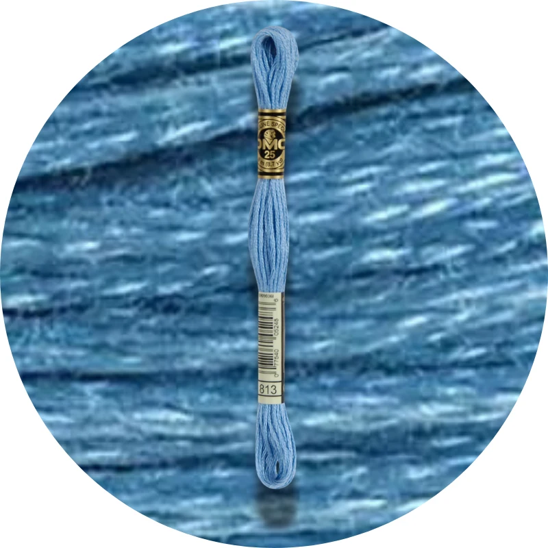 Mouliné Spécial 25, Blue/Purple 0813