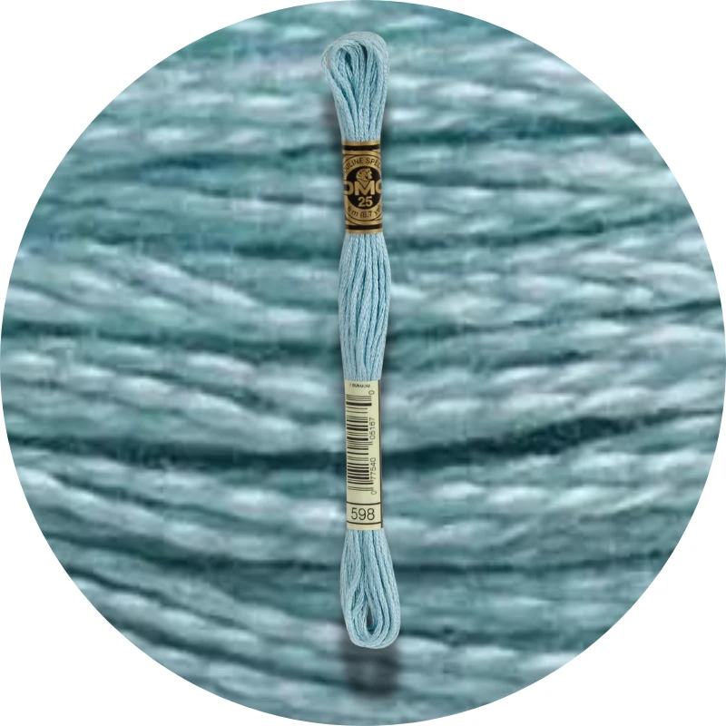 Mouliné Spécial 25, Blue/Purple 0598