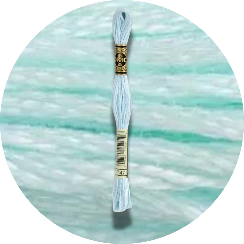 Mouliné Spécial 25, Blue/Purple 0747