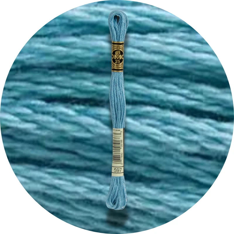 Mouliné Spécial 25, Blue/Purple 0597