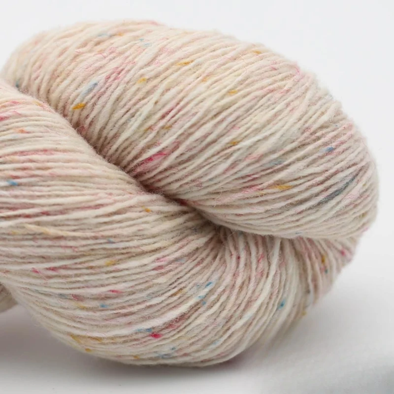 BC Garn Loch Lomond Lace GOTS 30 White confetti
