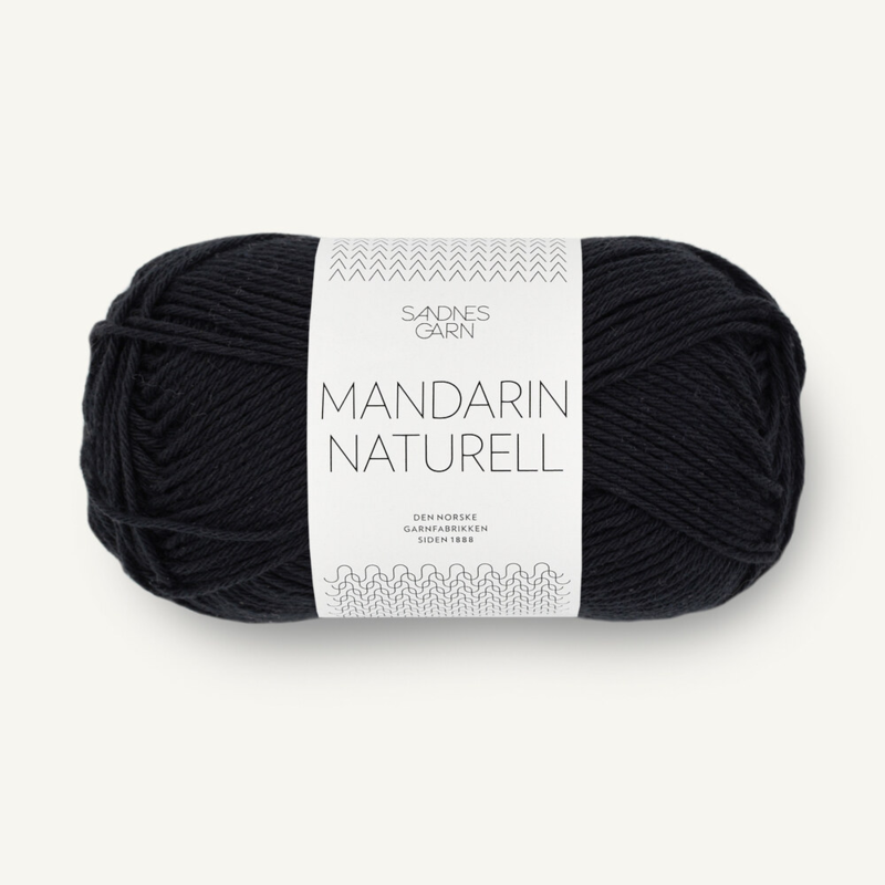 Sandnes Mandarin Naturell 1099 Black