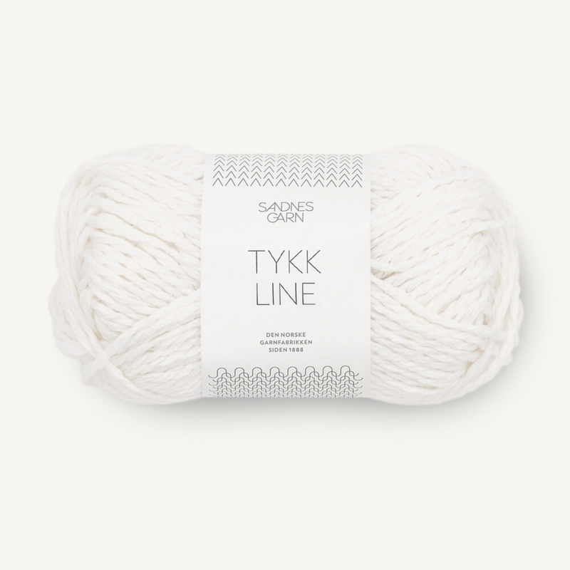 Sandnes Tykk Line 1002 White
