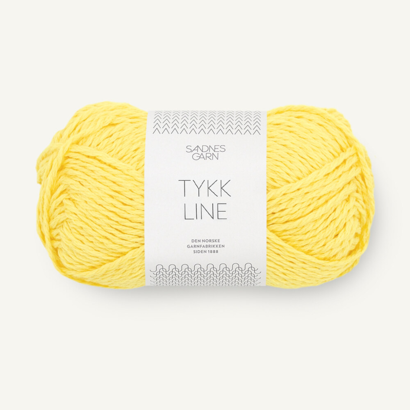 Sandnes Tykk Line 9004 Lemon