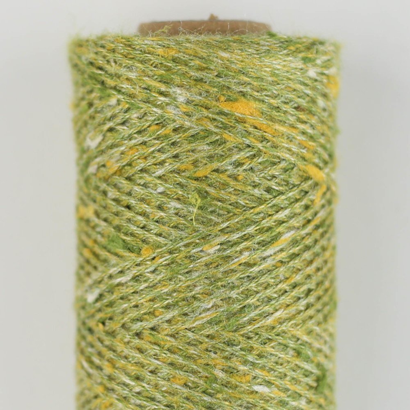 Tussah Tweed sp22 Green-Fantasie-Mix