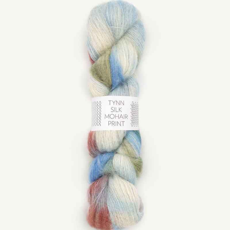 Sandnes Tynn Silk Mohair Print 6085 Desert Dawn