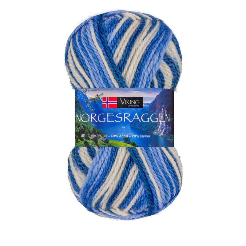 Viking Norgesraggen 825 Multi White/Blue