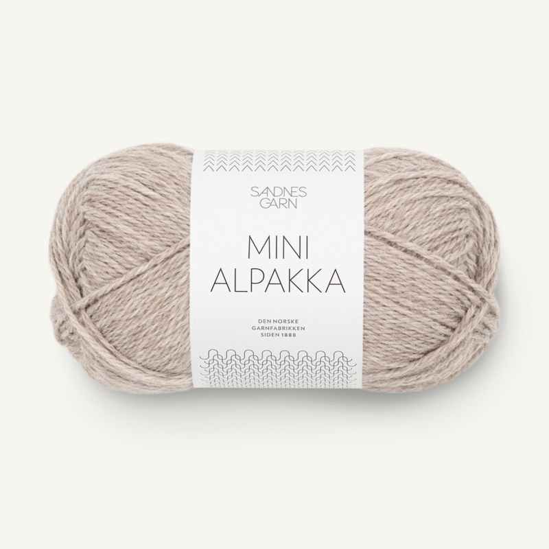 Sandnes Mini Alpakka 2650 Grey Beige Melange