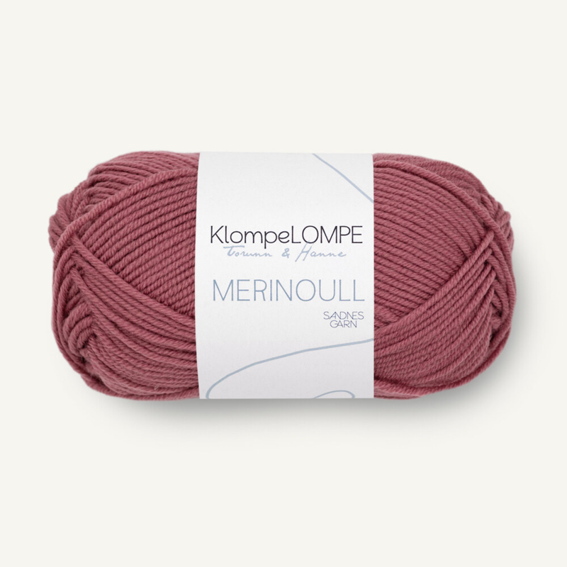 Sandnes KlompeLompe Merinoull 4344 Dark Powder Pink