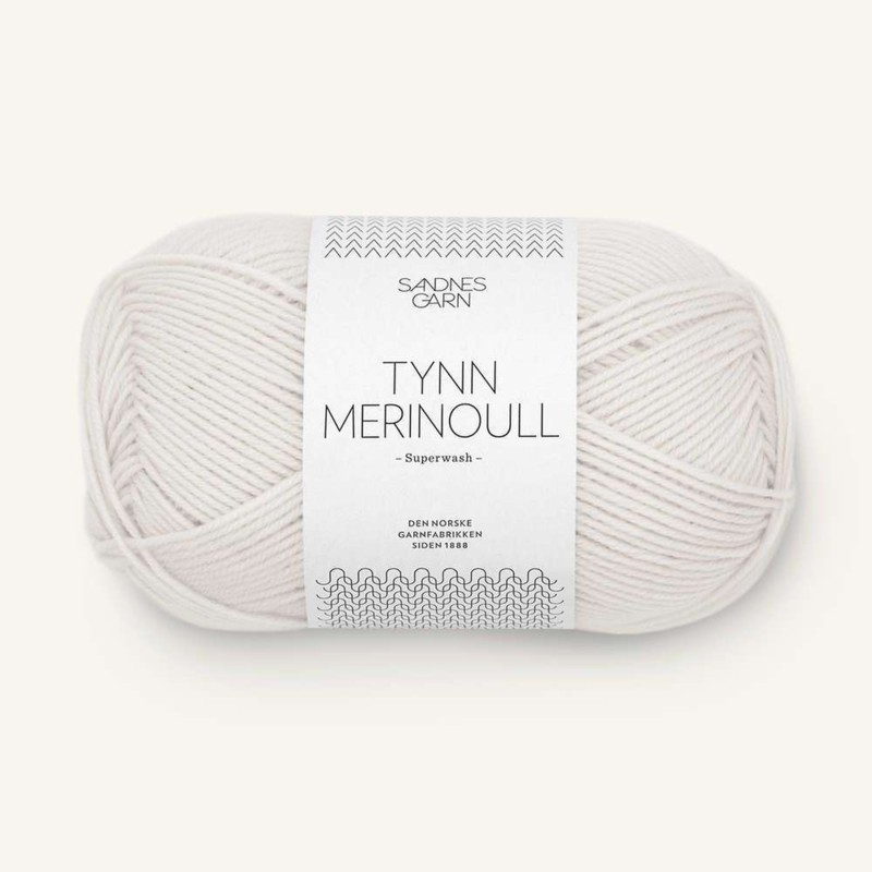Sandnes Tynn Merinoull 1015 Chalk