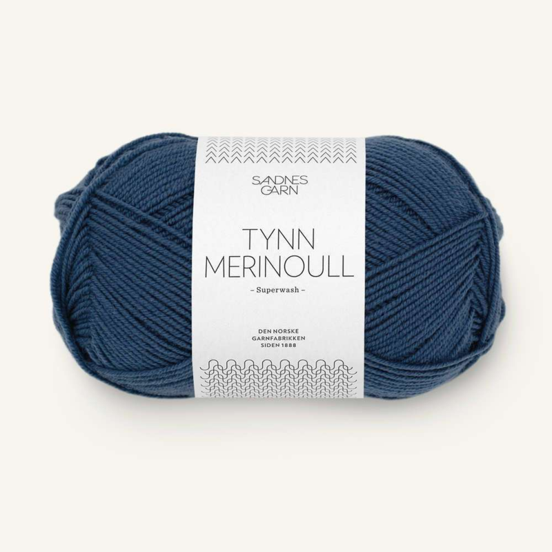 Sandnes Tynn Merinoull 6062 Dark Blue