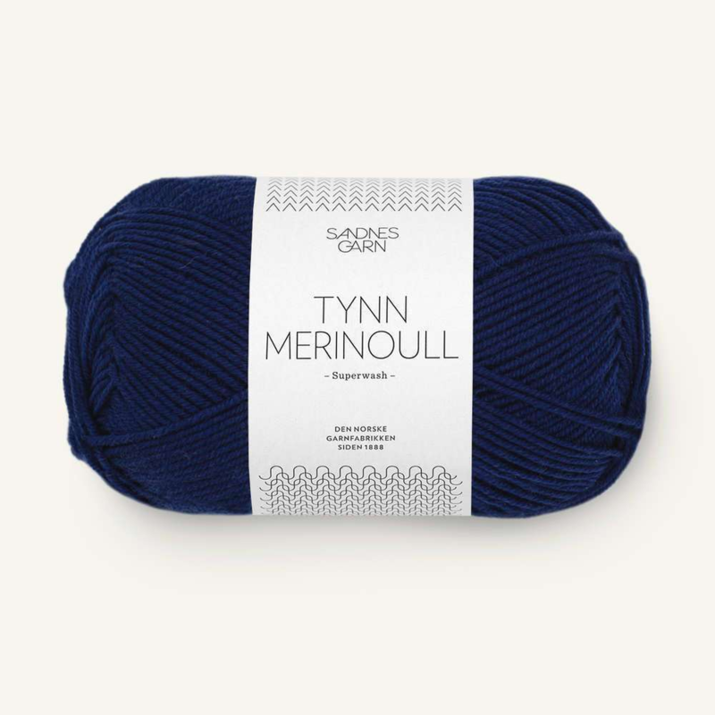 Sandnes Tynn Merinoull 5575 Navy