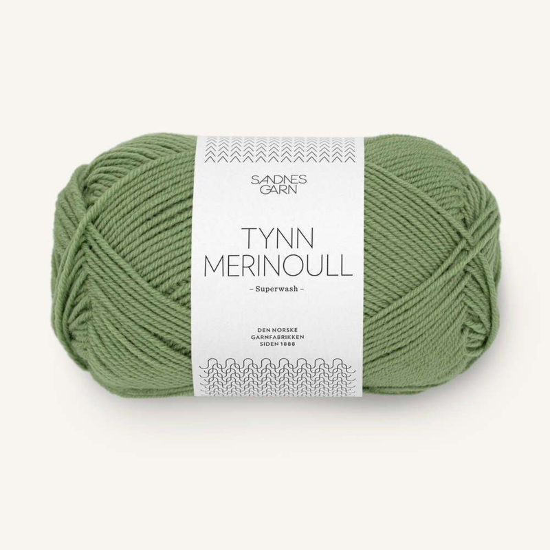 Sandnes Tynn Merinoull 8543 Green