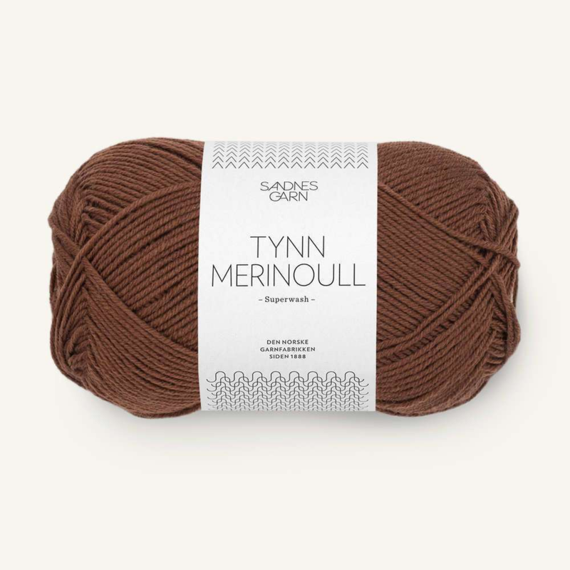 Sandnes Tynn Merinoull 3073 Chocolate