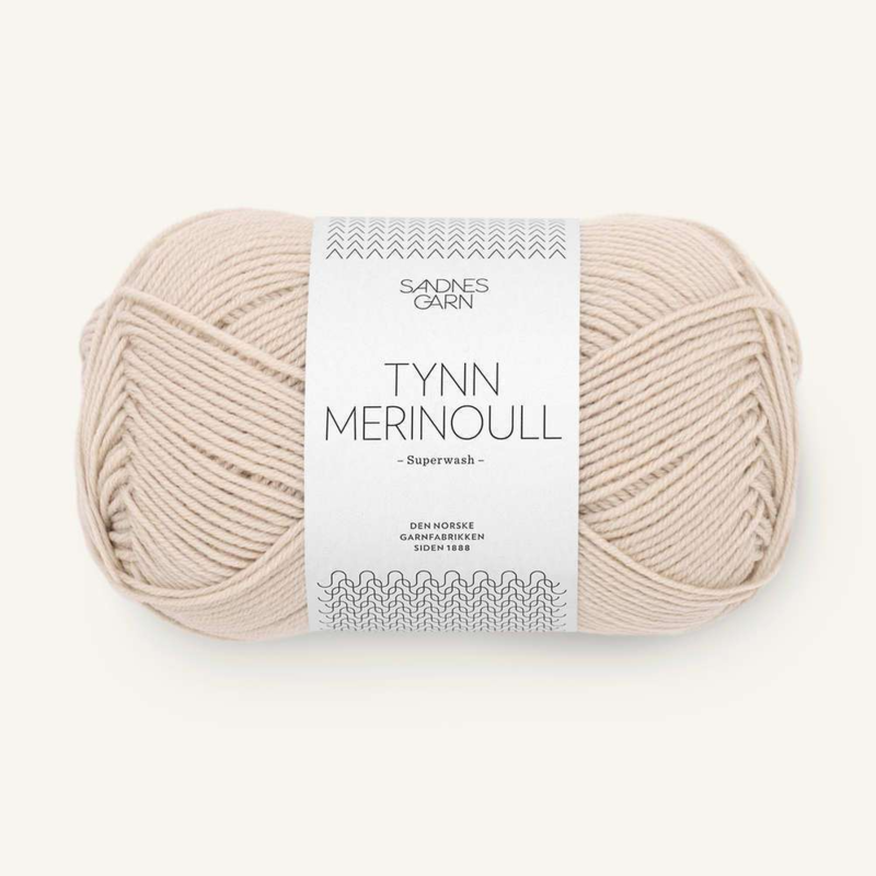 Sandnes Tynn Merinoull 2321 Marzipan