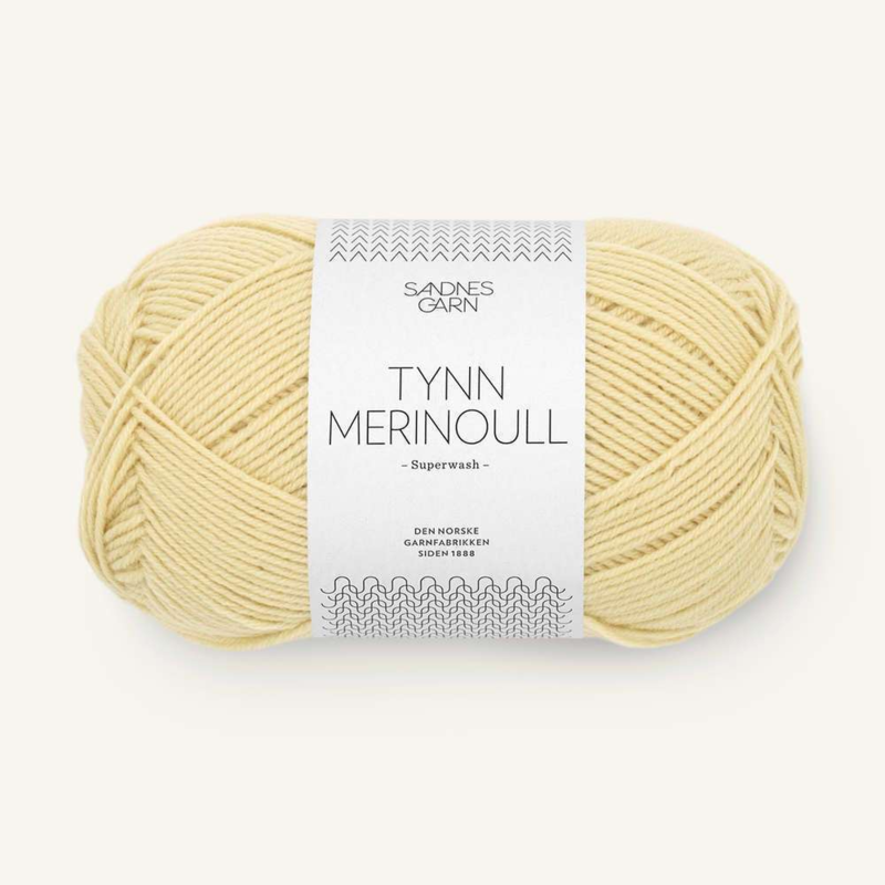 Sandnes Tynn Merinoull 2122 Yellow Moonstone