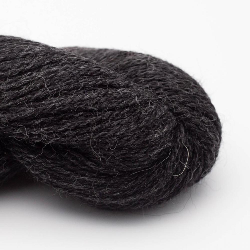 BC Garn Babyalpaca 10/2 RAS 104 Anthracite (undyed) RAS