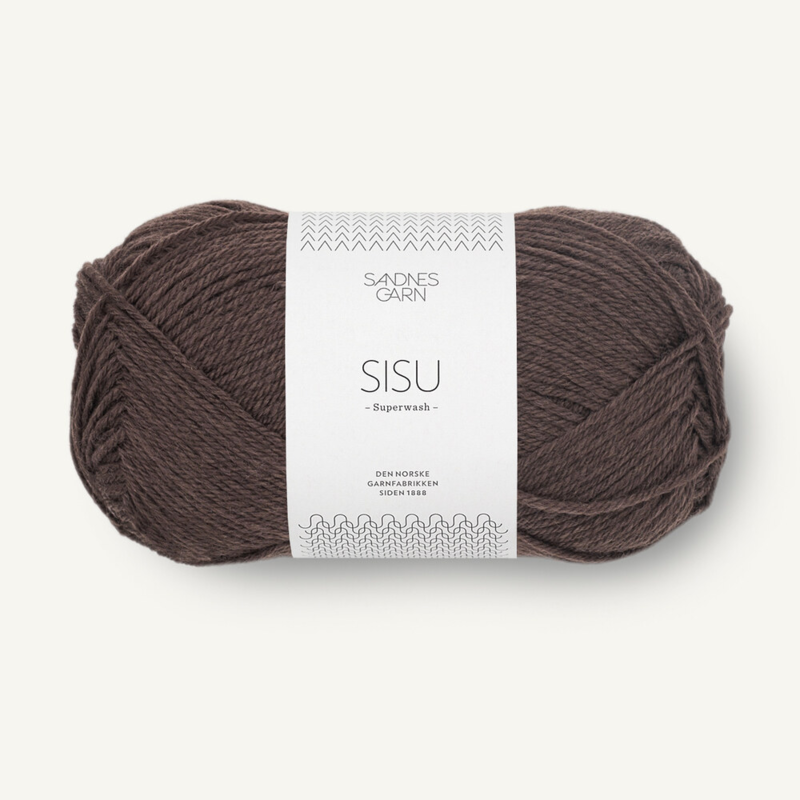 Sandnes Sisu 3880 Dark chocolate