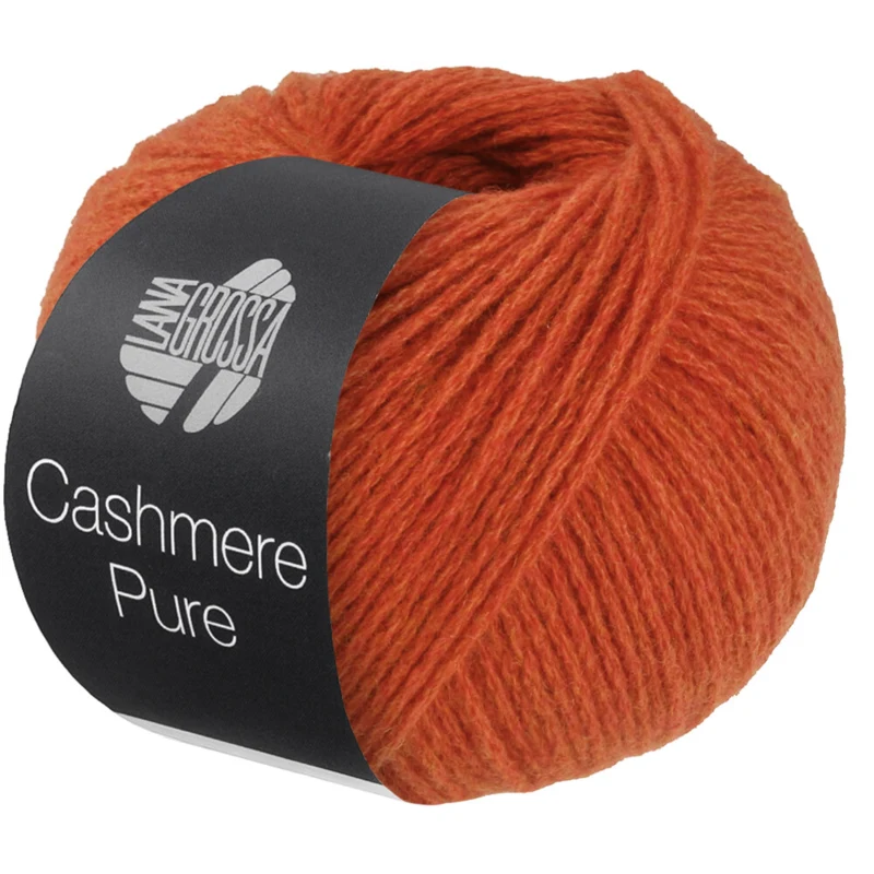 Lana Grossa Cashmere Pure 25 Pumpkin red