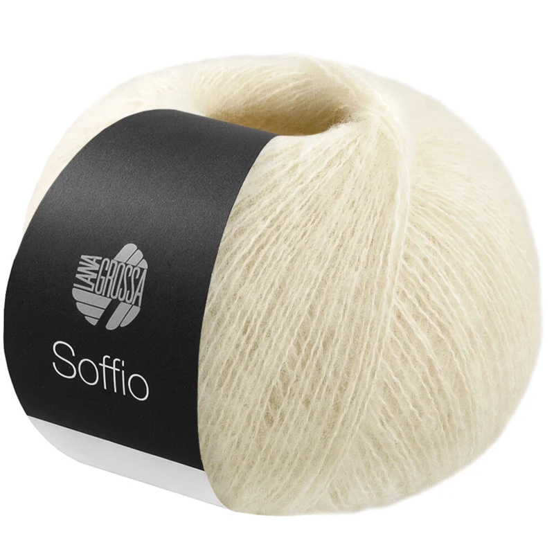 Lana Grossa Soffio 43 Grey beige