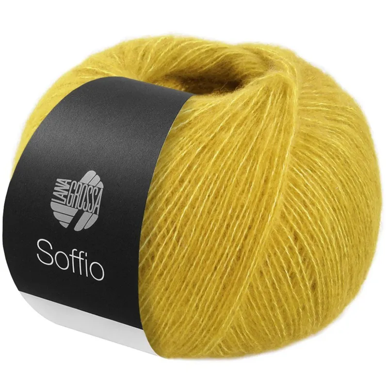 Lana Grossa Soffio 31 Mustard yellow