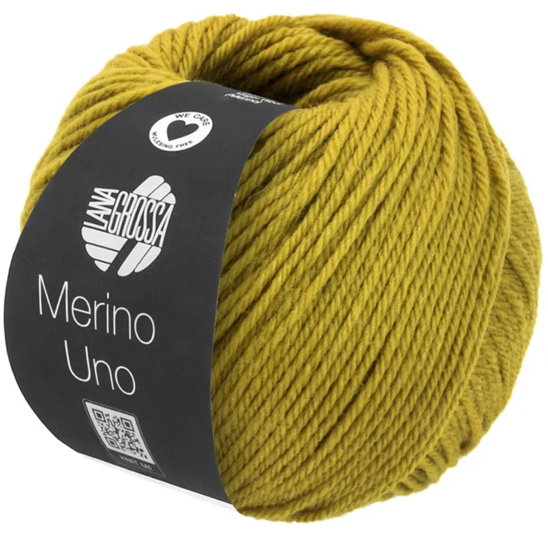 Lana Grossa Merino Uno 84 Mustard yellow
