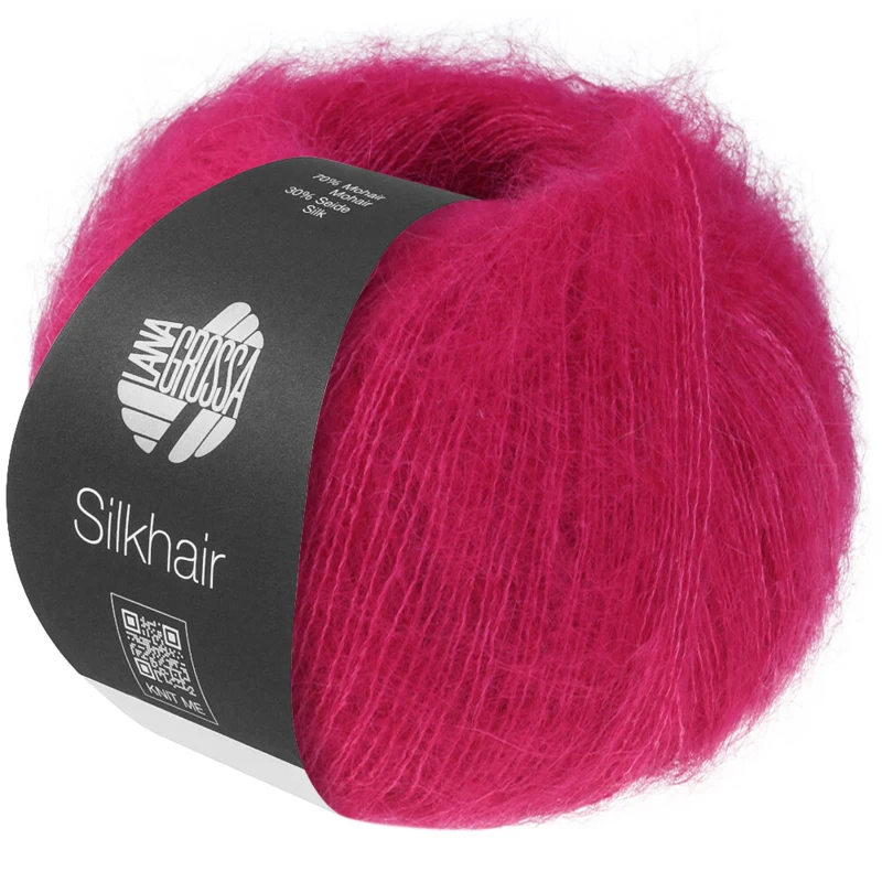 Lana Grossa Silkhair 224 Dark pink