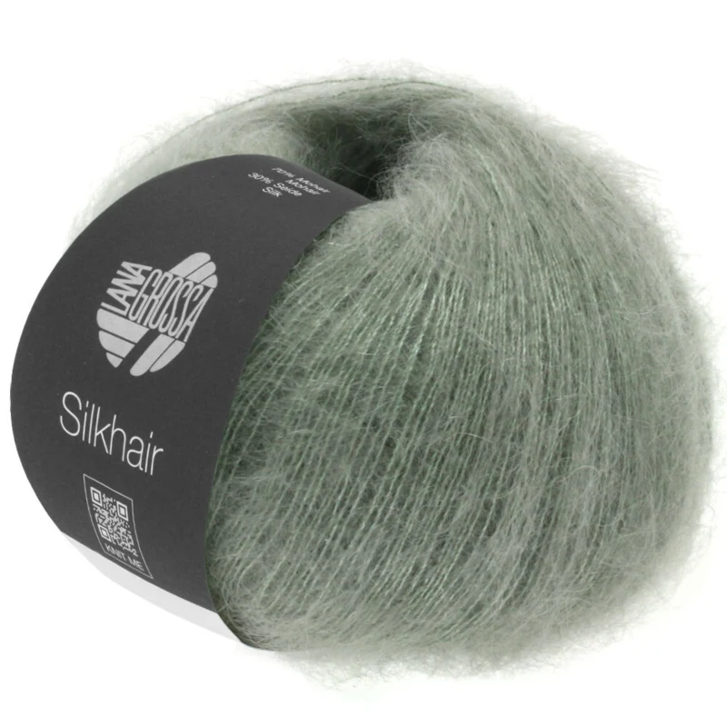 Lana Grossa Silkhair 105 Grey green