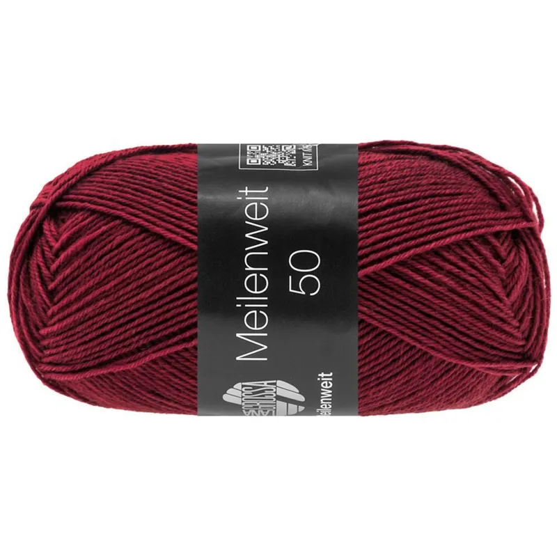 Lana Grossa Meilenweit 50 1423 Wine red