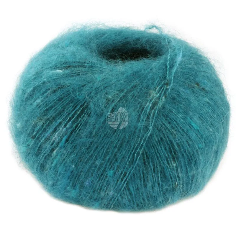 Lana Grossa Natural Superkid Tweed  631 Turquoise