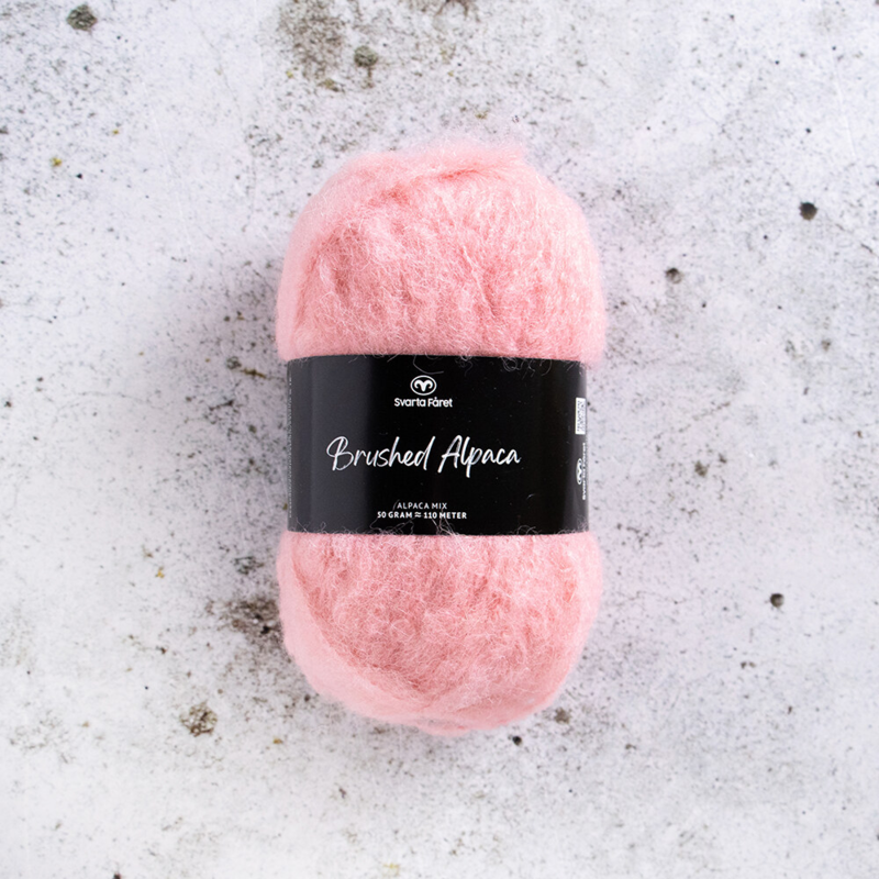 Svarta Fåret Brushed Alpaca 023 Peach punch