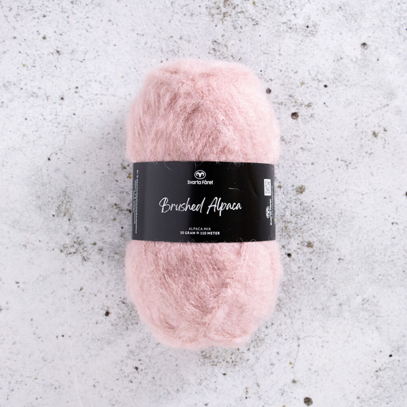 Svarta Fåret Brushed Alpaca 015 Blush pink