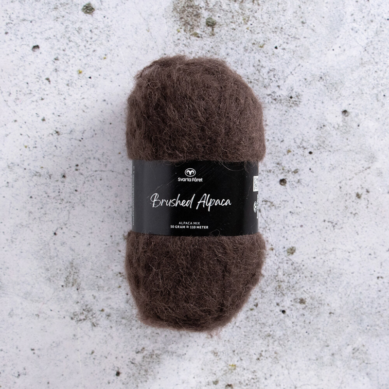 Svarta Fåret Brushed Alpaca 009 Espresso martini