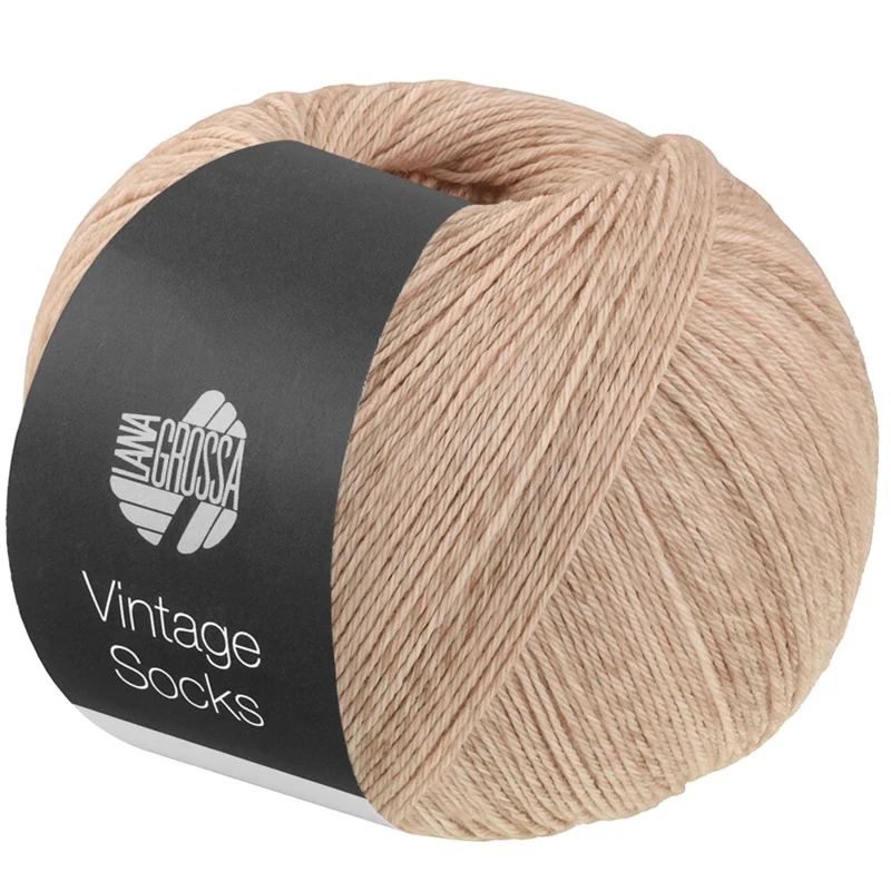 Lana Grossa Vintage Socks 1019 Beige/sand heathered