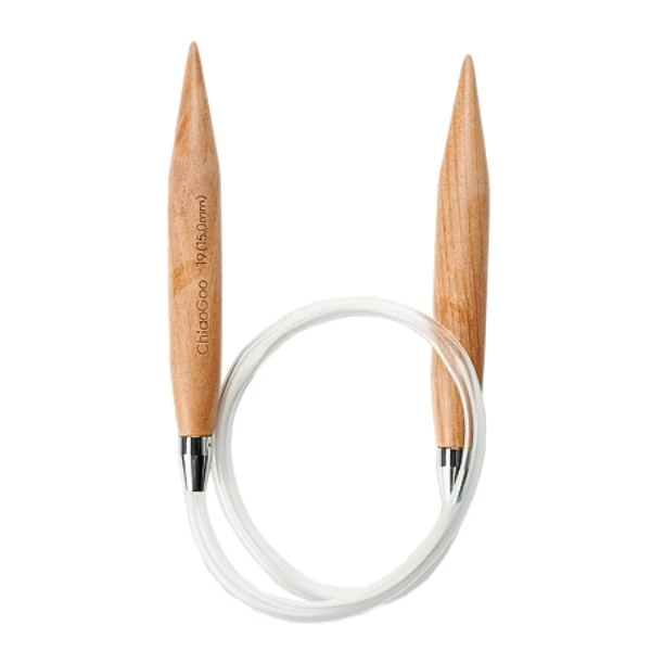 ChiaoGoo Circular Needles Wood Patina 60 cm, 15.00 mm