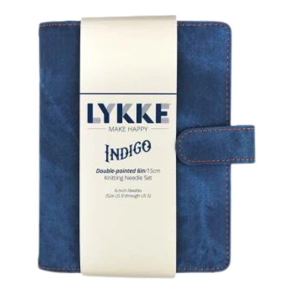 LYKKE Double-Pointed Needle Set Indigo, Azure Blue, 15 cm (2.00-3.75 mm)