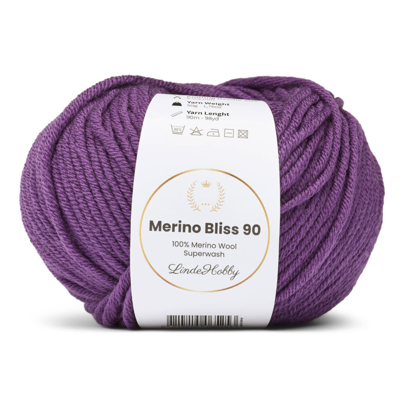 LindeHobby Merino Bliss 90 33 Dark Purple