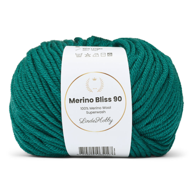 LindeHobby Merino Bliss 90 22 Forest Green