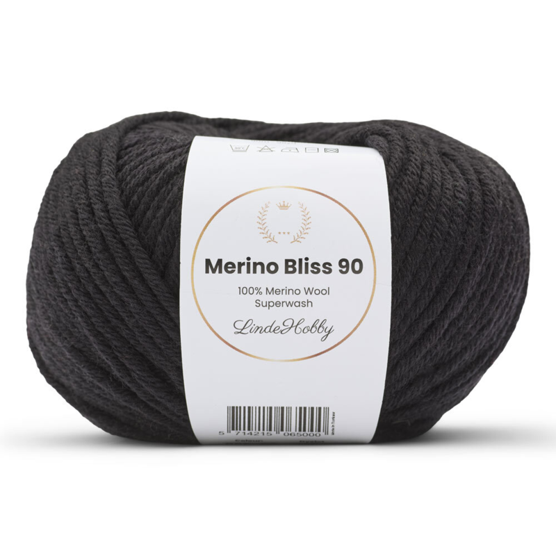 LindeHobby Merino Bliss 90 08 Very Dark Brown