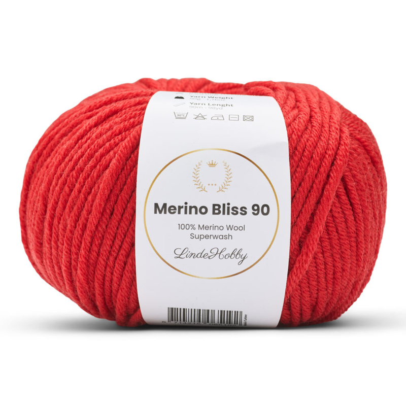 LindeHobby Merino Bliss 90 27 Red