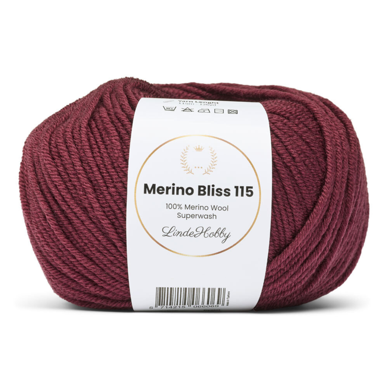LindeHobby Merino Bliss 115 20 Maroon