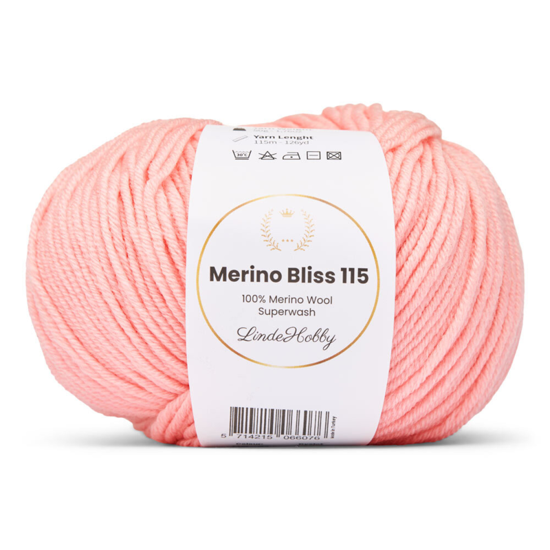 LindeHobby Merino Bliss 115 21 Peach pink