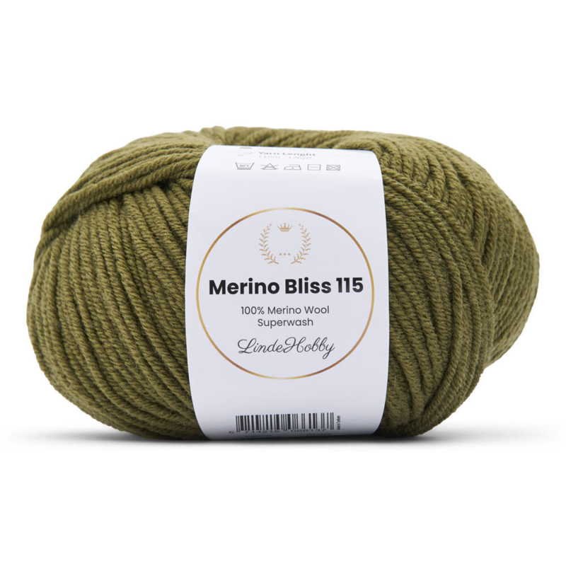 LindeHobby Merino Bliss 115 27 Moss Green