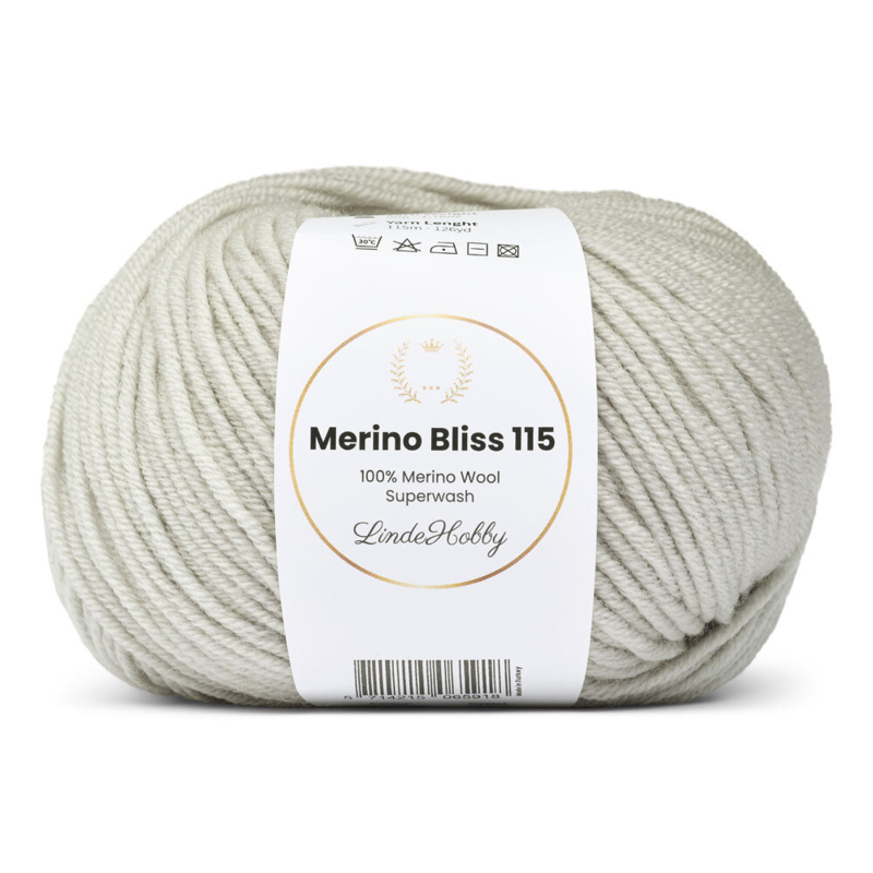 LindeHobby Merino Bliss 115 05 Light Grey