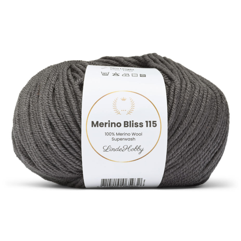 LindeHobby Merino Bliss 115 07 Dark Blue Grey