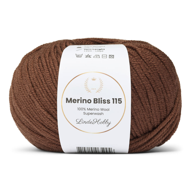 LindeHobby Merino Bliss 115 13 Chocolate