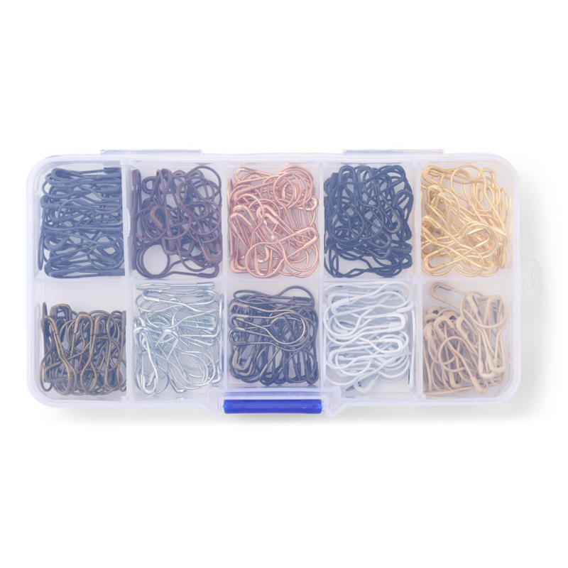 LindeHobby Metal Stitch Markers, 200 pcs