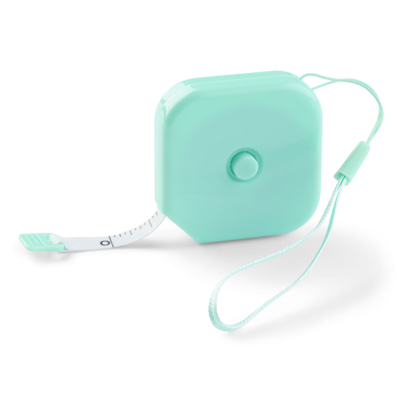 LindeHobby Square Retractable Measuring Tape, 150 cm Green