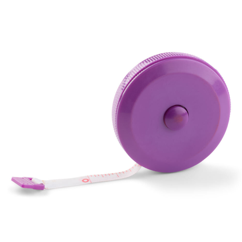LindeHobby Retractable Measuring Tape, 150 cm Purple